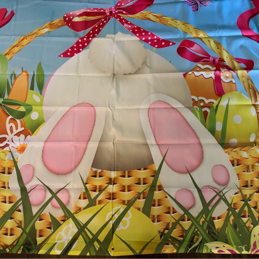 Garage Door Banner Sign Happy Easter 15 Ft X 13 Ft NEW